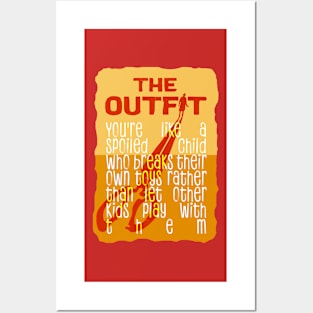 the outfit movie 2022 scissors and British gangster film graphic design Posters and Art